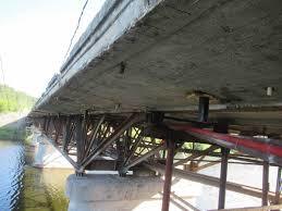 Фото заливки основания моста бетоном М400
