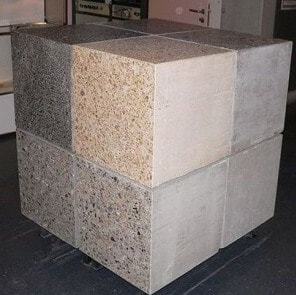 Фото образцов видов бетона по назначению